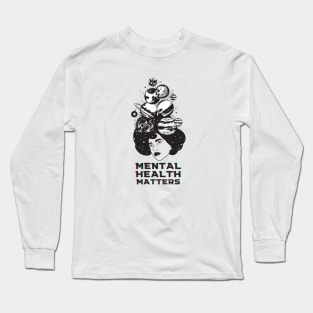 Mental Health Matters Space Design Long Sleeve T-Shirt